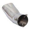 Love Heart Exhaust Tip 80mm Stainless Steel Car Down Sweep
