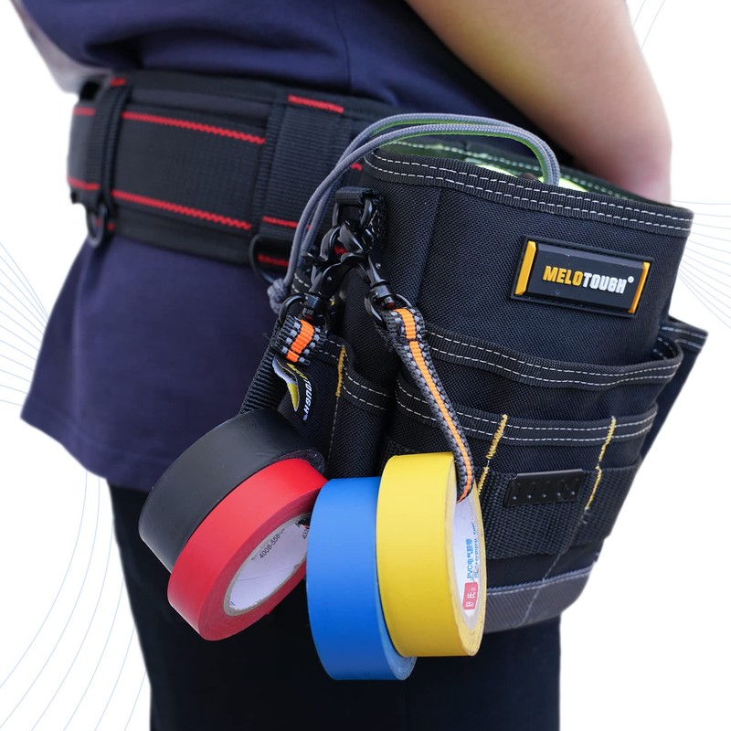 MELOTOUGH Electrical Tape Holder Tape Thong with Trigger Snap Hook