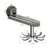 Suction Cup Rotating Utensil Shelf Wall Mounted 360 Degree Rotating