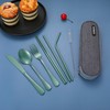 Portable Stainless Steel Flatware Set, Travel Camping Cutlery Set, Portable