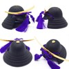 Mini Helmet Ornament Date Masamune (Black & Gold Brocade Zabuton)