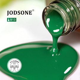 JODSONE 16.5ml Green Gel Nail Polish Dark Green Gel Polish High Gloss Soak Off U V Nail Manicure Salon DIY at Home