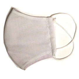Nippon Insole Industrial Mask, Cooling Sensation, For Summer, Cool, Ice Cotton, Made in Japan, Washable, Reusable, 3D Cotton, Adult, Cloth Mask, White, Set of 3