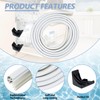 【UPGRADED】WD08X10057 Dishwasher Door Gasket Seal Kit by Cenipar Compatible with