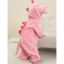 Maeau Baby Dinosaur Kigurumi Infant Halloween Cosplay Romper, Coverall, Children's Pajamas, Newborn, Costume, Kids, Cold Protection, Christmas Gift, Baby Shower, Birthday, Commemorative Photography