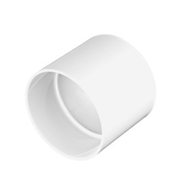 NDS 3P05 PVC S&D Coupling, 3-Inch, Hub X Hub Connection, for use with 3-Inch Sewer and Drain Pipe, White