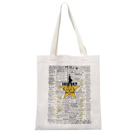 JTOUK Broadway Musical Gift Hamilton Inspired Gift Hamilton Merch History Has Its Eyes On You Musical Tote Bag (Eyes On You Tote EU)