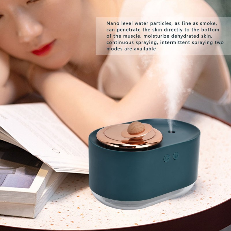 2 in 1 Rotating Planet Humidifier USB Charging Cordless Mute