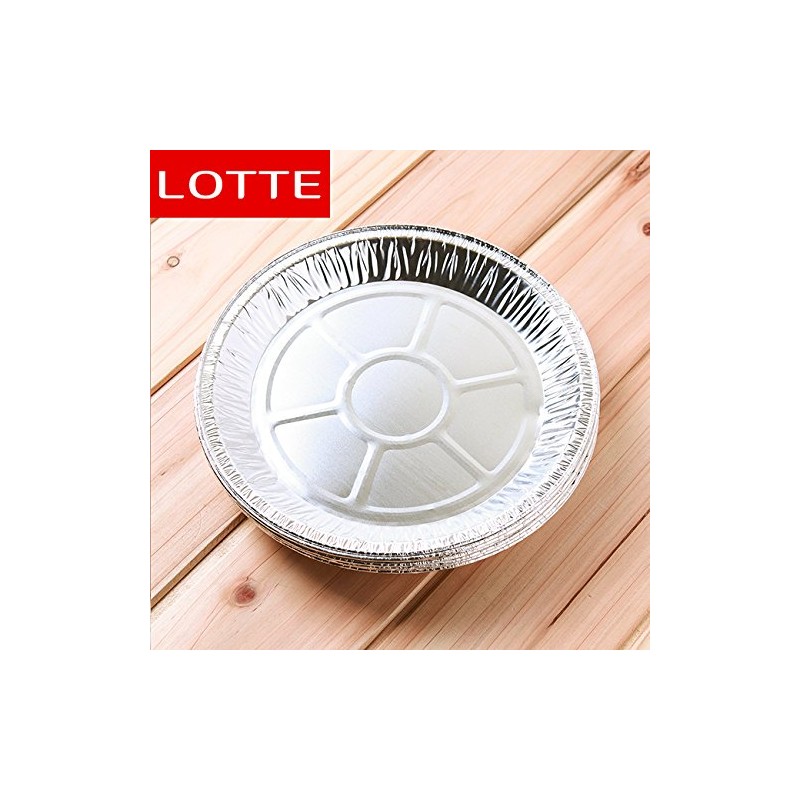 Disposable Paper Plates, Aluminum Plates, Pack of 10, 9.1 inches