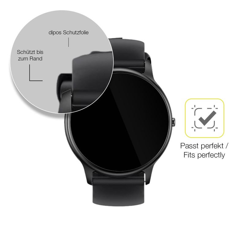 dipos FLEX 2 x Clear Screen Protectors for Parsonver SR1