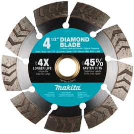 Makita E-23313 4-1/2" Diamond Blade, Segmented Turbo, General Purpose