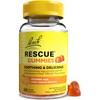 Rescue Remedy Orange Gummies: Natural Flower Essences for Balanced Days, Easy-to-Take, Vegan, Soothing, Delicious, Suitable for the Whole Family