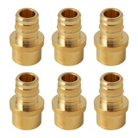 SUNGATOR 6 Pack 1/2" Pex A Expansion Female Sweat Adapter (Over the Copper Tube), ASTM F1960 ONLY For Pex-A Tubing