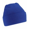 Beechfield B045 Cuffed Knitted Hat Unisex Adult - Blue -