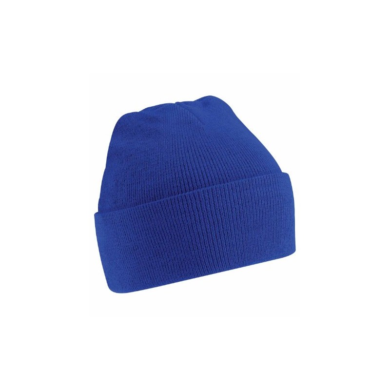 Beechfield B045 Cuffed Knitted Hat Unisex Adult - Blue -