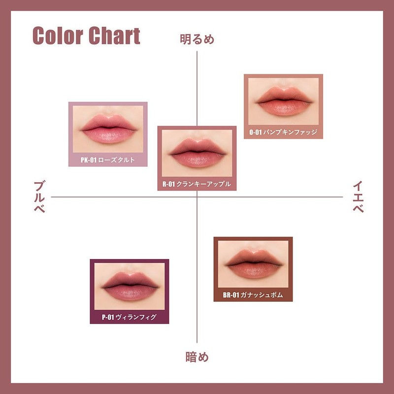 matte lipstick (BR-01 ganache bomb)