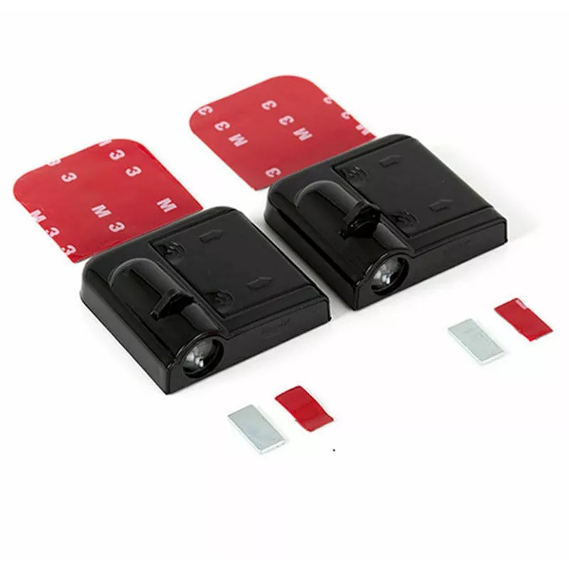 Door LED Light 2Pcs MUGEN Car Door Welcome LED Lights