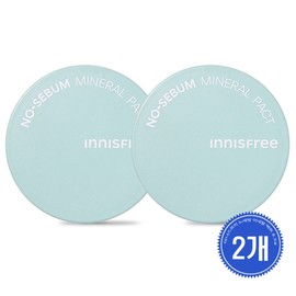 1+1 Innisfree No Sebum Mineral Pact / 1+1 이니스프리 노세범 미네랄 팩트