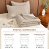 Lady Ann Oversized King Bedspreads Set for 120x120 Extra Bed,