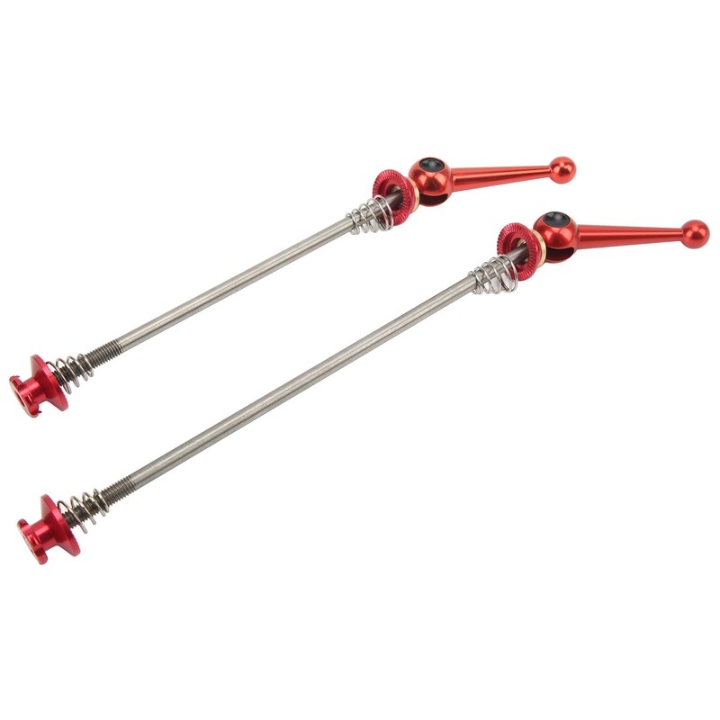 CANSUCC 2pcs Bicycle Wheel Skewer Aluminum Alloy Quick Release Titanium