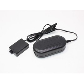 New AC Power Adapter Replacement for ACK-E5 with DC Coupler Cable Kit for Canon EOS Rebel XS T1i EOS 450D 500D 1000D, US Plug