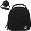 VanGoddy Laurel Jet Black Compact Camera Bag fits Nikon D7100,