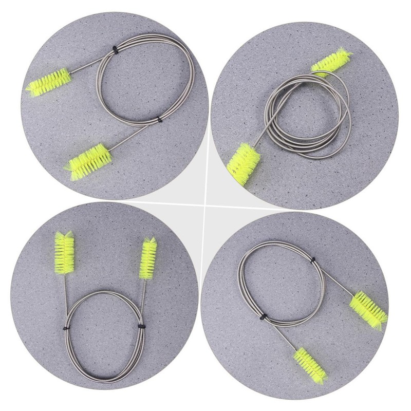 CHILDWEET 2Pcs Double Ended Hose Cleaning Brush Flexible Aquarium Brush