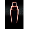 BarCraft Copper Effect Cocktail Shaker with Strainer in Gift Box,
