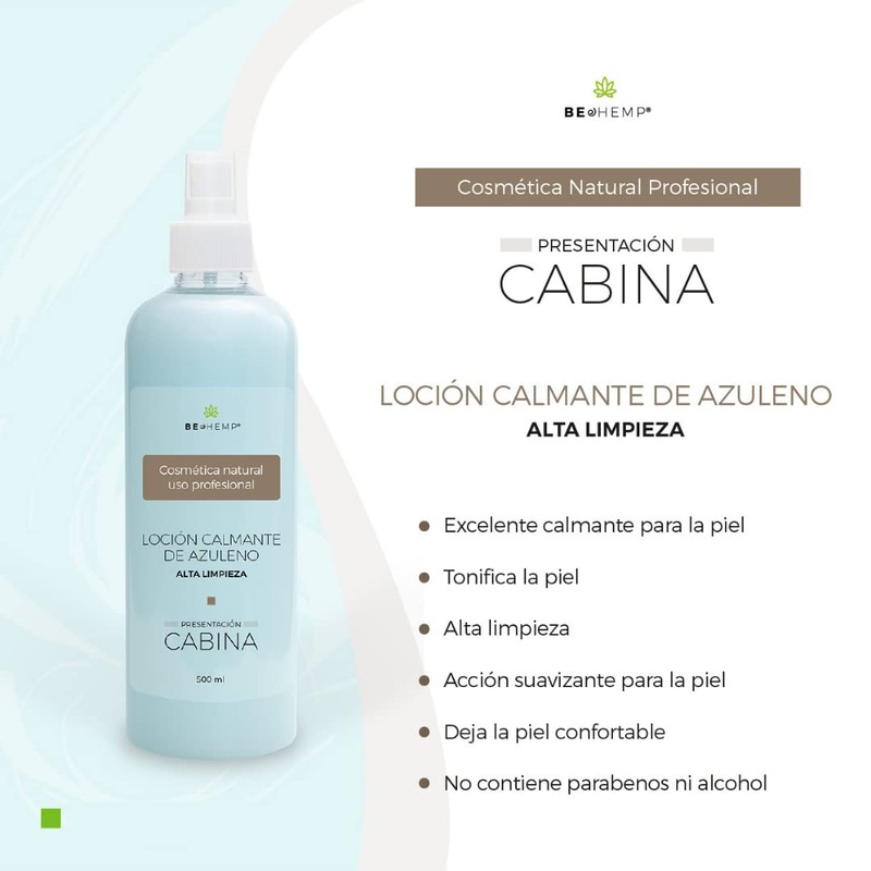 Loción facial azuleno calmante ph6 500 ml