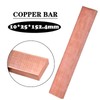 C110 Copper Flat Bar, 3/8" Thickness x 1" Width x