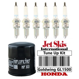 JSI Tune Up Kit Tune Up Kit Honda GoldWing GL1500 Spark Plugs Oil Filter 1988-2000 All GL 1500