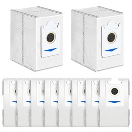 VIEWALL VIEWALL Staubbeutel f??r Ecovacs T30S / T30S PRO / X5 Omni/Deebot X2 Omni /X2 Pro Saugroboter,Aktivkohle Staubbeutel Zubeh?r,10 St??ck 3L Kapazit?t Staubsaugerbeutel Ersatzteile(Nicht f??r T30S COMBO)