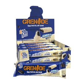 Grenade Grenade Proteinreicher, Zuckerarmer Riegel - OREO White, 12 x 60 g