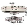 Sliding Door Lock 90 Degree Movable Door Right Angle Buckle