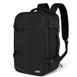 Fmeida Flight Approved Carry On Backpack for Ryanair Fits 14" Laptop - 20L Underseat Airplane Approved Weekender Bag, Anti-Theft Travel Backpack, Personal Item Bag Black
