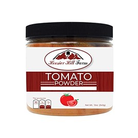 Premium Tomato Powder, 12 oz Jar - From Harvest Red Tomatoes by Hoosier Hill Farm