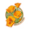 Die Cut Sticker Monterey, California, Poppies, Vinyl Sticker 3 to