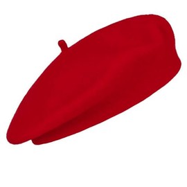 Wool French Berets Kids Girls Artist Painter Hats Winter Warm Beanie Cap for Little Girls Boys 2-6Years (US, Age, 2 Years, 6 Years, Red)