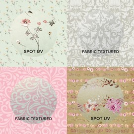 Desecraft 48 sheets 6 X 6 Scrapbooking Cardstock Decorative Paper Pack - Shabby flower - for Card Making Journaling Planner Origami Scrapbook Paper Scrapbook Materials Supplies