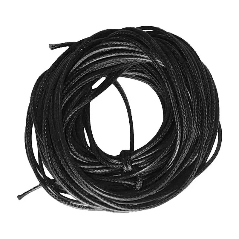 Hilo Encerado Para Cuero Negro