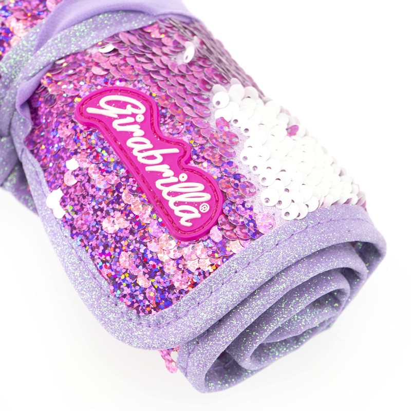 Girabrilla Nice Group Purple Down Effect Pencil Case for Girls