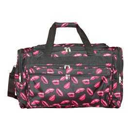 World Traveler Fashion Prints 19-inch Duffel Bag, Hot Lips