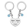WTOPP 2Pcs Weirdo Keyring Best Friends Gift Friendship Gifts For