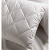 EcoLinen Organic Cotton Quilted Pillow Protector, Std Pair