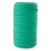 Craft County Decorative Wrapping Twine – Green Cotton (100M Tube)