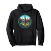 North Star Compass Rose Pullover Hoodie