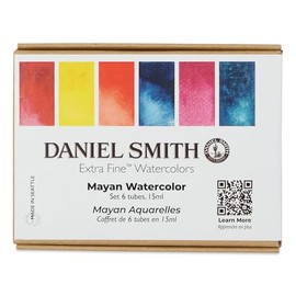 Daniel Smith Extra Fine Watercolour Paint Mayan Set of 6 15ml Tubes