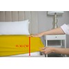 Zer0bed, Fitted Sheet with Corners, Plain, 100% Cotton, 30 cm