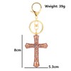 Cross Keychain for Women, Cute Holy Cross Keychain for Girls,