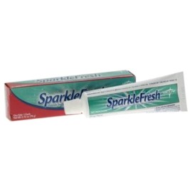 Medline Sparklefresh Fluoride Toothpaste Mint 2.75 Oz Travel Size Sensitive T...